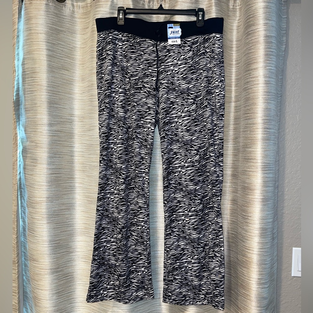 Women Just Bottoms Comfy Pants Zebra - Picture 1 of 11
